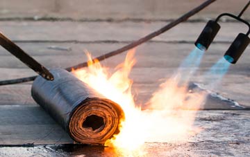 Vigo Village asphalt flat roofing repairs